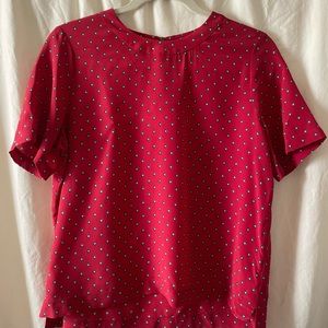 Madewell Short Sleeve Blouse.